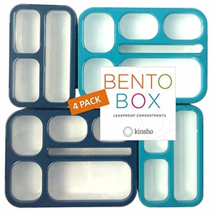 Kinsho Leakproof Bento Lunch and Snack Box