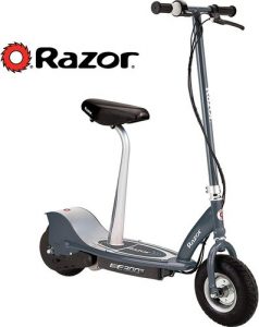 Razor E300S Seated Electric Scooter - Matte Gray